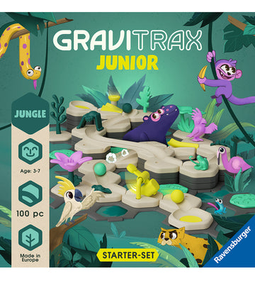 GraviTrax Junior Startset - 100 Onderdelen - My Jungle - GraviTrax - OneSize - Knikkerbanen