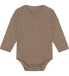 Pippi Baby Rompers l/s - 4-pack - Vuursteen Stone - Pippi Baby - 68 - Rompers Lange Mouw