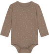 Pippi Baby Rompers l/s - 4-pack - Violet Ice - Pippi Baby - 1 jaar (80) - Rompers Lange Mouw