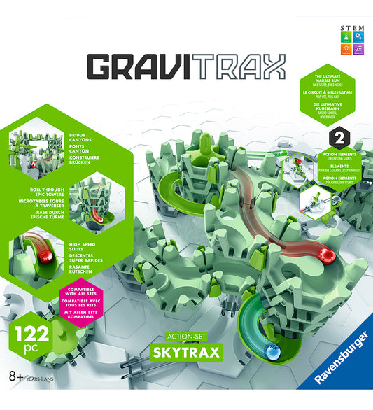 GraviTrax Knikkerbaan - Action Set - Skytrax - 122 Onderdelen - GraviTrax - OneSize - Knikkerbanen