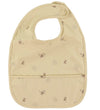 OYOY Slabbetjes - 2-pack - PU - Dino - Boter/Cherry Red - OYOY - OneSize - Slabbetjes