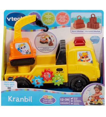 Vtech Activiteitenspeelgoed m. Licht/Geluid - Kraan - DA/NO - Vtech - OneSize - Activiteitenspeelgoed