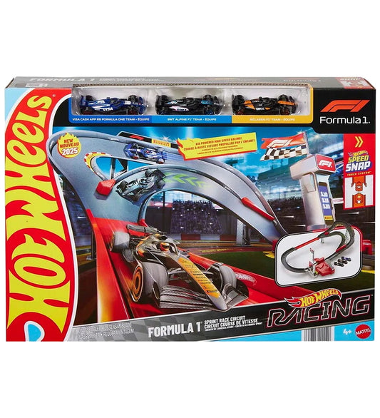Hot Wheels Racebaan - F-1 Racing Sprint De circuitset - Hot Wheels - OneSize - Racebanen