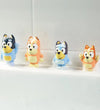 Toomies Badspeelgoed - 4 st. - Bluey Familie badspuiters - Toomies - OneSize - Badspeelgoed