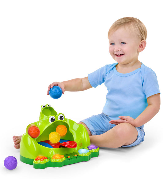 Bright Starts Activiteitenspeelgoed - Poppin' Ball Kikker - Bright Starts - OneSize - Activiteitenspeelgoed