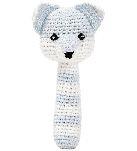 NatureZoo Rammelaar - Vos - Babyblauw - NatureZoo - OneSize - Ramelaren
