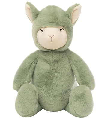 NatureZoo Knuffel - 30 cm - Lama - Dusty Groen - NatureZoo - OneSize - Knuffels