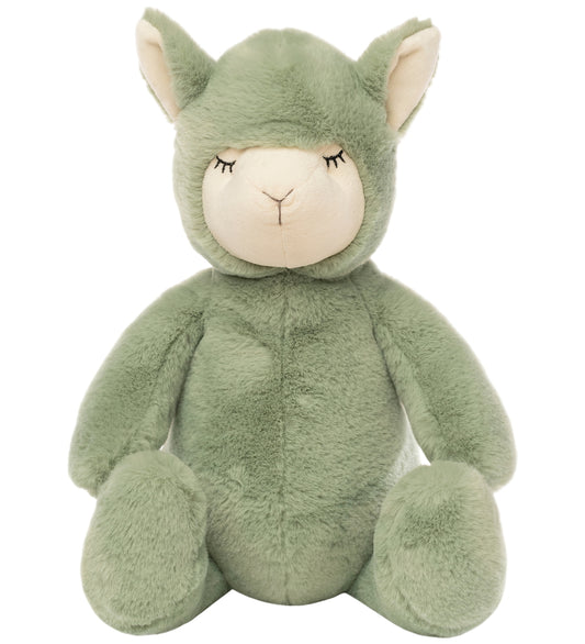NatureZoo Knuffel - 30 cm - Lama - Dusty Groen - NatureZoo - OneSize - Knuffels