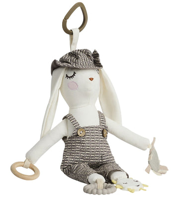 Smallstuff Activiteiten Speeltje - Konijn - 30 cm - Nature Bear  - Smallstuff - OneSize - Knuffels