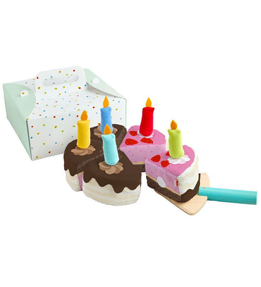 HABA Speelgoedeten - Verjaardagstaart - 12 Onderdelen - HABA - OneSize - Speelgoedeten
