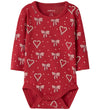 Name It Romper l/s - NbfRi - Jester Red - Name It - 50 - Rompers Lange Mouw