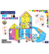 Magna Tiles Magneetset - 50 Onderdelen - Huisdier Speelhuis + Mi - Magna-Tiles - OneSize - Magnetisch speelgoed
