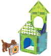 Magna-Tiles Magneetset - 13 Onderdelen - Dog Huis + MicroMAGS - Magna-Tiles - OneSize - Magnetisch speelgoed