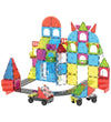 Magna-Tiles Magneetset - 110 Onderdelen - City Centrum + MicroMA - Magna-Tiles - OneSize - Magnetisch speelgoed