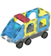 Magna-Tiles Magneetset - 110 Onderdelen - City Centrum + MicroMA - Magna-Tiles - OneSize - Magnetisch speelgoed