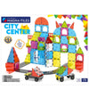 Magna-Tiles Magneetset - 110 Onderdelen - City Centrum + MicroMA - Magna-Tiles - OneSize - Magnetisch speelgoed