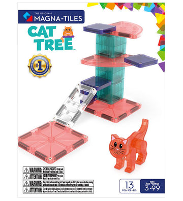 Magna-Tiles Magneetset - 13 Onderdelen - CAT Boom + MicroMAGS - Magna-Tiles - OneSize - Magnetisch speelgoed