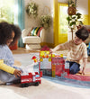 Magna-Tiles Magneetset - 50 Onderdelen - Fire Station + MicroMAG - Magna-Tiles - OneSize - Magnetisch speelgoed