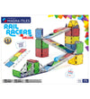 Magna-Tiles Magneetset - 90 Onderdelen - Rail Racer + MicroMAGS - Magna-Tiles - OneSize - Magnetisch speelgoed