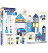 Magna-Tiles Magneetset - 35 Onderdelen - Police Station + MicroM - Magna-Tiles - OneSize - Magnetisch speelgoed