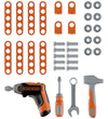 Black & Decker Gereedschapskist - 36 Onderdelen - Black & Decker - OneSize - Gereedschap