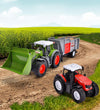 Dickie Toys Trekkerset m. Aanhangwagen - 2-pack - Dickie Toys - OneSize - Tractors