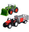 Dickie Toys Trekkerset m. Aanhangwagen - 2-pack - Dickie Toys - OneSize - Tractors