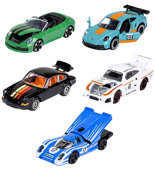 Majorette Auto´s - Porsche - 5-pack - Majorette - OneSize - Auto´s