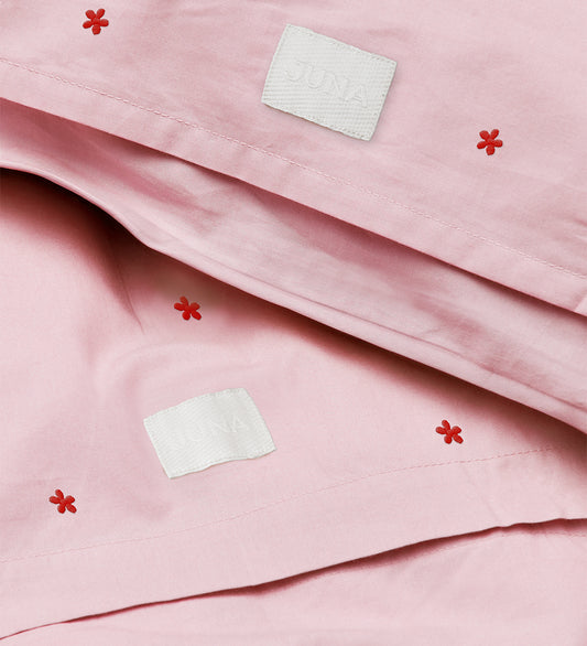 Juna Beddengoed - Daisy - Junior - Roze/Rood - Juna - Julinor - Beddengoed - Junior