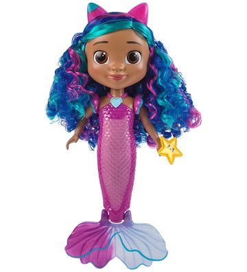 Gabby's Dollhouse Pop - Zing & Schijn Mermaid Gabby Doll - 36 c - Gabby's Dollhouse - OneSize - Poppen