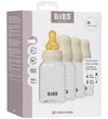 BIBS Babyflessen - 4-pack - 150 ml - Natuurlijk Rubber - Ivory - BIBS - OneSize - Babyflesjes