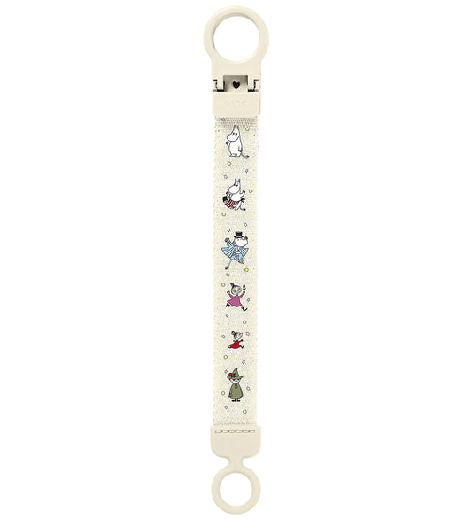 BIBS x Moomins Speenketting - Lusclip - Ivory - BIBS - OneSize - Speenkettingen