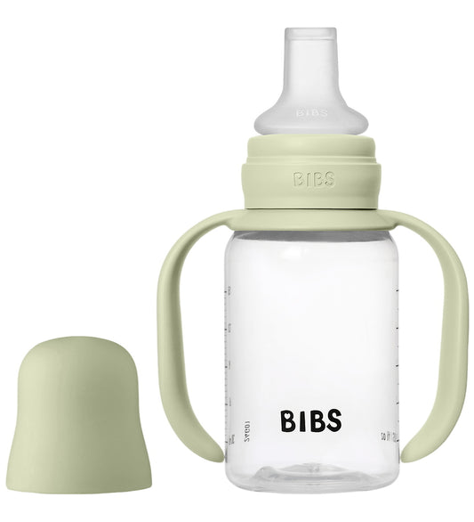 BIBS Babyflesje m. Handvat - 150 ml - Sage - BIBS - OneSize - Babyflesjes