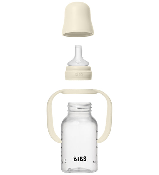 BIBS Babyflesje m. Handvat - 150 ml - Ivory - BIBS - OneSize - Babyflesjes