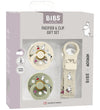 BIBS x Moomins Cadeauset - Fopspenen/Speenketting - Maat 2 - Ivo - BIBS - 6-18 mnd - Fopspenen