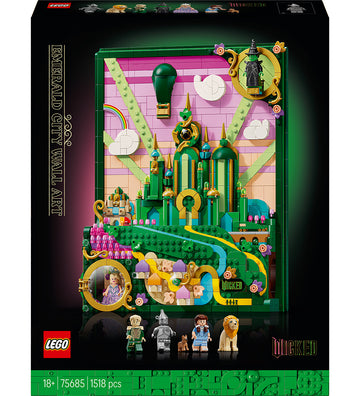 LEGO® Wicked - Smaragd City - Wanddecoratie 75685 - 1518 Onderde - LEGO® - OneSize - Blokken