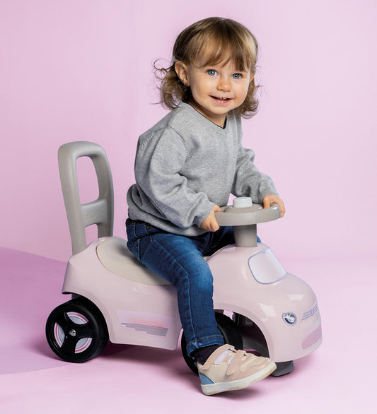 Smoby Loopwagen - Kleine Smoby Auto Ride-Aan - Roze - Smoby - OneSize - Loopwagens