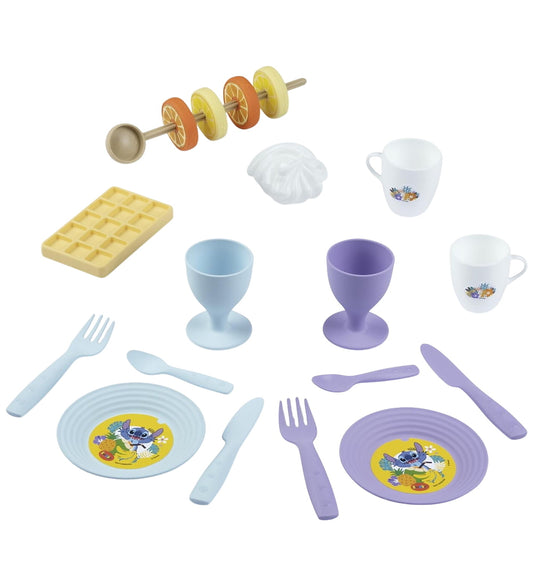 Smoby Picknickmand - 19 Onderdelen - Stitch - Smoby - OneSize - Speelgoedeten