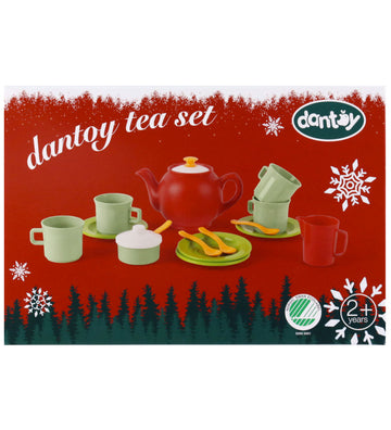 Dantoy Theeset - Kerstmis - 17 Onderdelen - Dantoy - OneSize - Speelgoedeten