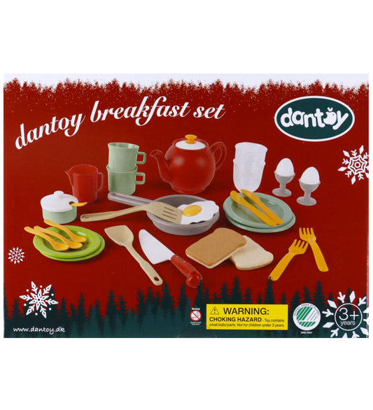 Dantoy Ontbijtset - Kerstmis - 32 Onderdelen - Dantoy - OneSize - Speelgoedeten