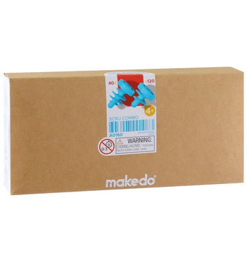 MakeDo Gereedschap voor karton - schroefcombinatie - 160 Onderde - MakeDo - OneSize - Gereedschap