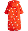 Mini Rodini Voetenzak - Gewatteerd - Hearts - 80 cm - Rood - Mini Rodini - OneSize - Voetenzakken