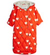 Mini Rodini Voetenzak - Gewatteerd - Hearts - 80 cm - Rood - Mini Rodini - OneSize - Voetenzakken