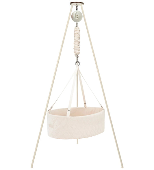 Moonboon Ovaal Wieg - Classic+ Bundel - Nature/Wit - Moonboon - OneSize - Wiegen