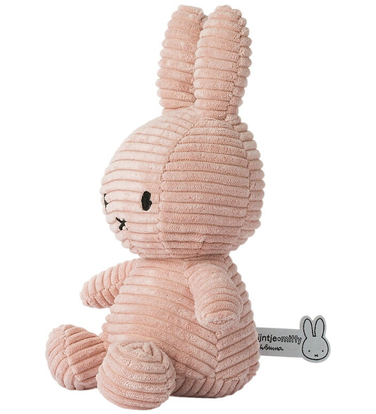 Bon Ton Toys Knuffel - 23 cm - Miffy ECO Corduroy - Misty Rose - Bon Ton Toys - OneSize - Knuffels