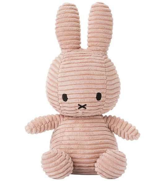 Bon Ton Toys Knuffel - 23 cm - Miffy ECO Corduroy - Misty Rose - Bon Ton Toys - OneSize - Knuffels