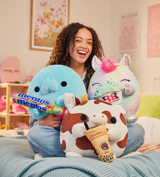Snackles Knuffel - 35 cm - Douglas m. Mentos - SNACKLES - OneSize - Knuffels