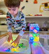 Glo Pals Figuur/Sensorische kubussen m. Licht - Alex - Geel - Glo Pals - OneSize - Badspeelgoed