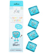 Glo Pals Sensorische Kubussen m. Licht - Blair - 4 st. - Blauw - Glo Pals - OneSize - Badspeelgoed