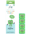 Glo Pals Sensorische kubussen m. Licht - Pippa - 4 st. - Groen - Glo Pals - OneSize - Badspeelgoed